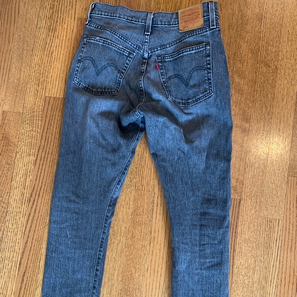 Levi dark grey jeans 501 skinny - Picture 2 of 5